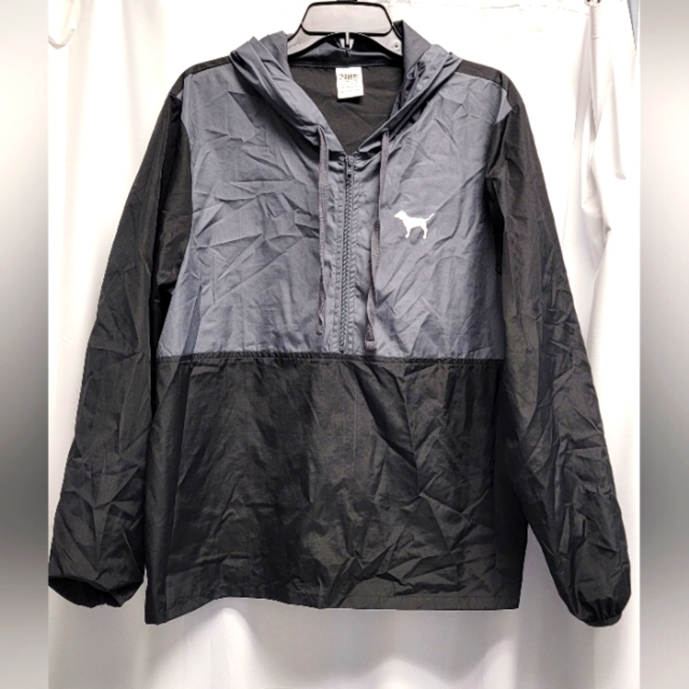 VICTORIA'S SECRET PINK WINDBREAKER SIZE MEDIUM/LARGE